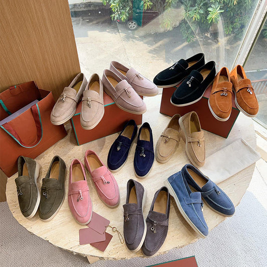 Women's British Style Slip-on Soft Bottom Pumps Women's Casual Shoes
