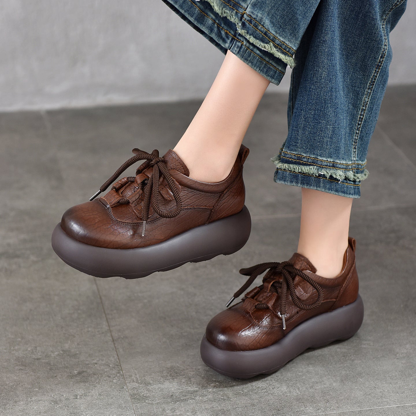 Women's Pumps Genuine High-cut Spring Comfortable Versatile Women's Shoes