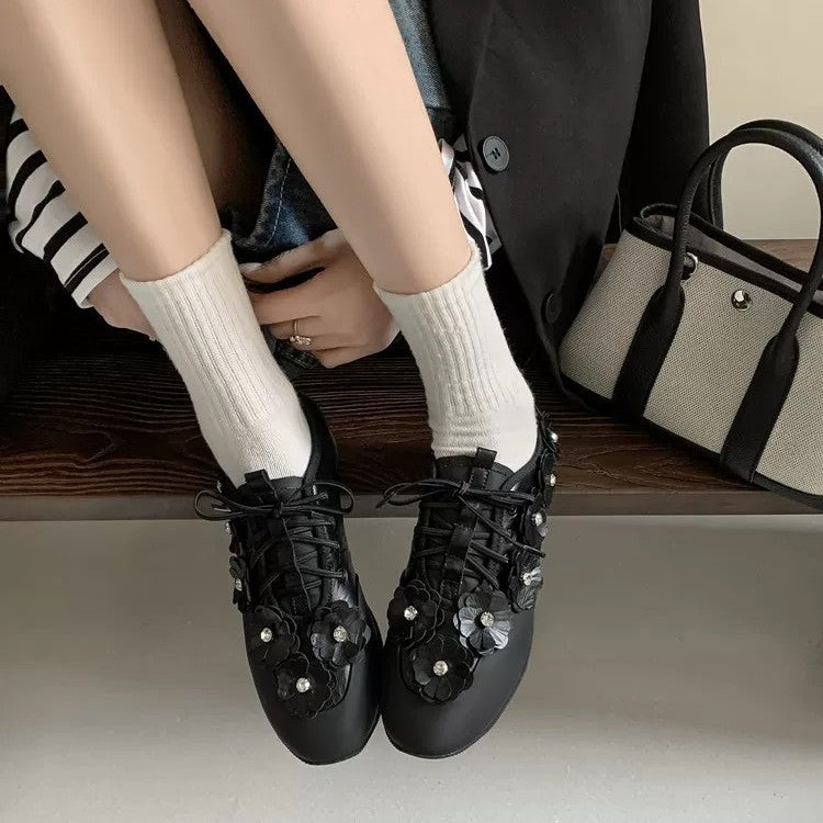 Women's Niche Floral German Training Sports Style Leisure Women's Casual Shoes