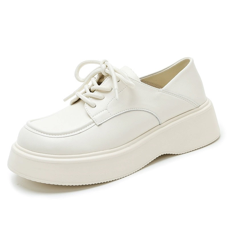 Women's Platform Slip-on British Style Height Increasing Insole Women's Casual Shoes