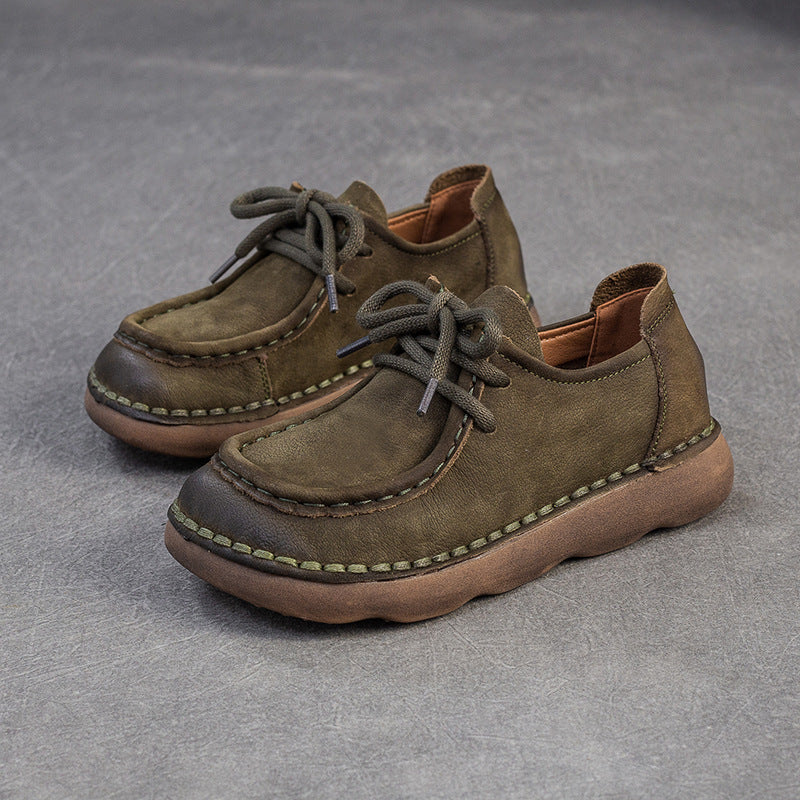 Women's Comfortable Versatile Single-layer Commuter Retro Style Men's Shoes
