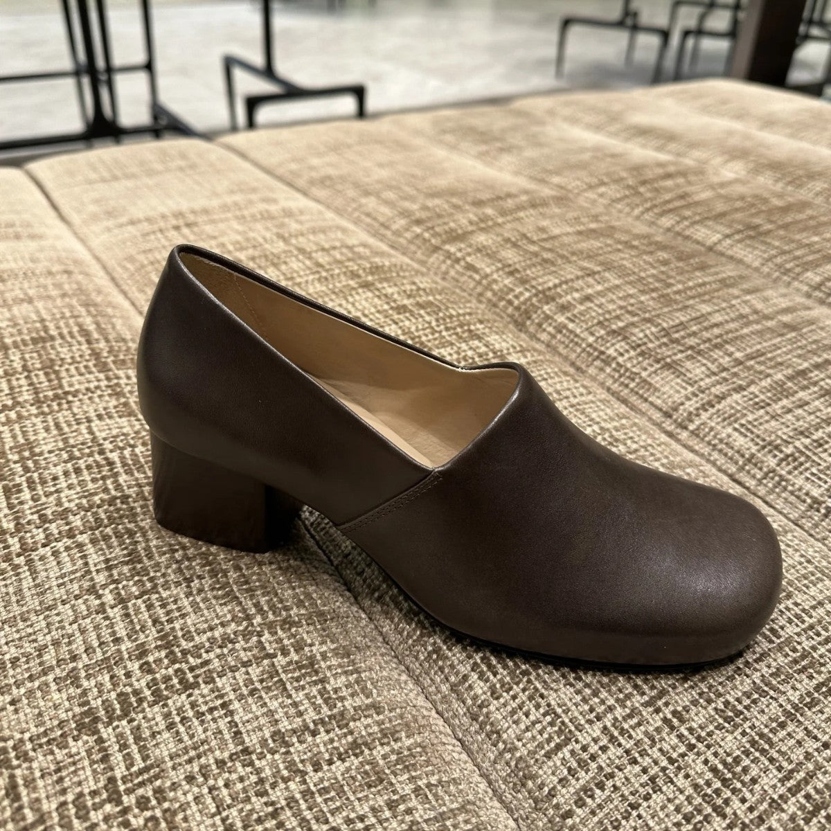 Women's Cowhide Version Simple Style Round Toe Women's Fashion Shoes