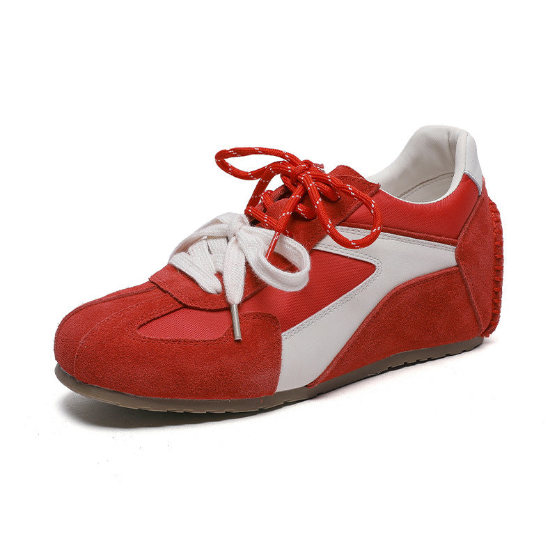 Women's Retro Soft Bottom Not Tired Feet Height Increasing Insole German Women's Casual Shoes