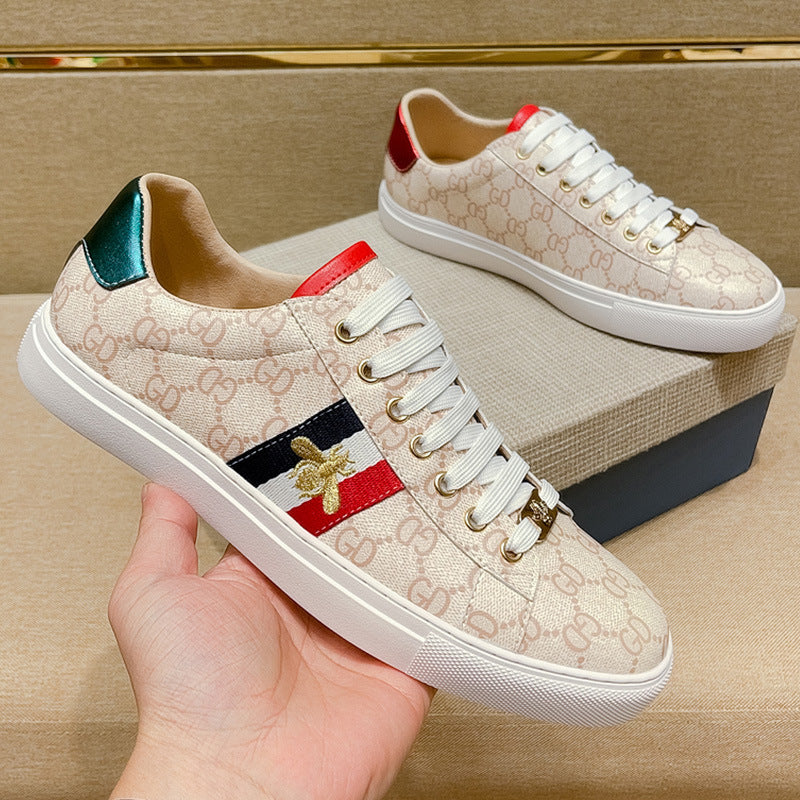 Men's Little Bee High Version Quality Sneakers