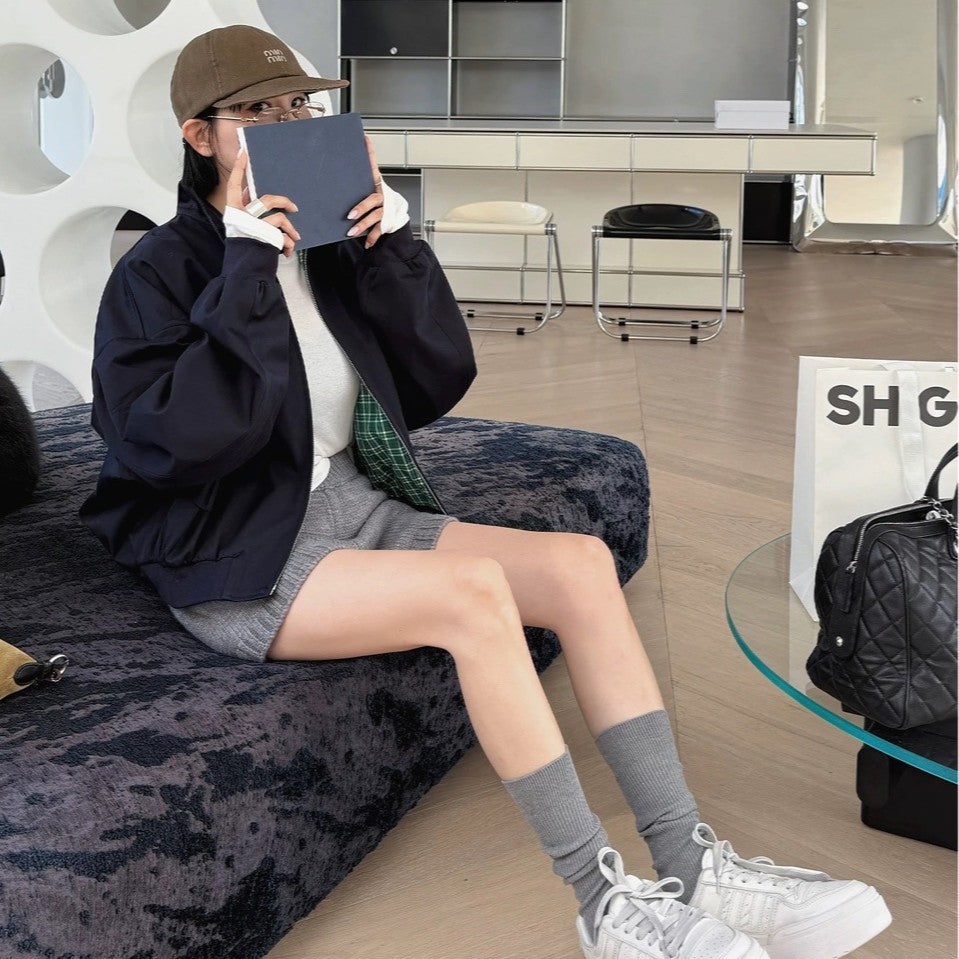 Women's White Thick Bottom Elevator Wild Sports Women's Board Shoes