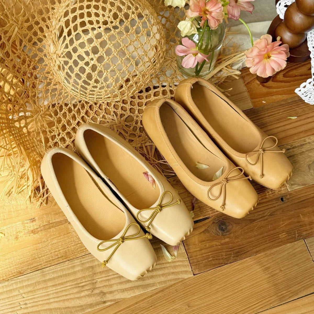 Women's Retro Ballet High-heeled Pumps Shallow Mouth Women's Fashion Shoes