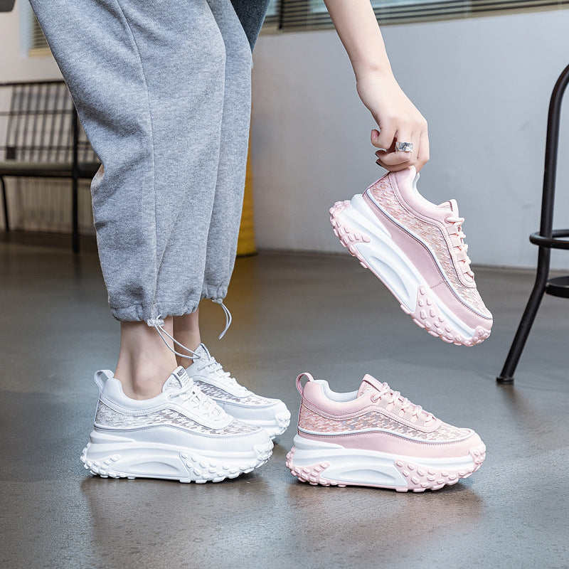 Women's Leisure Versatile Elevator Wedge Fashion Dad Women's Sports Shoes