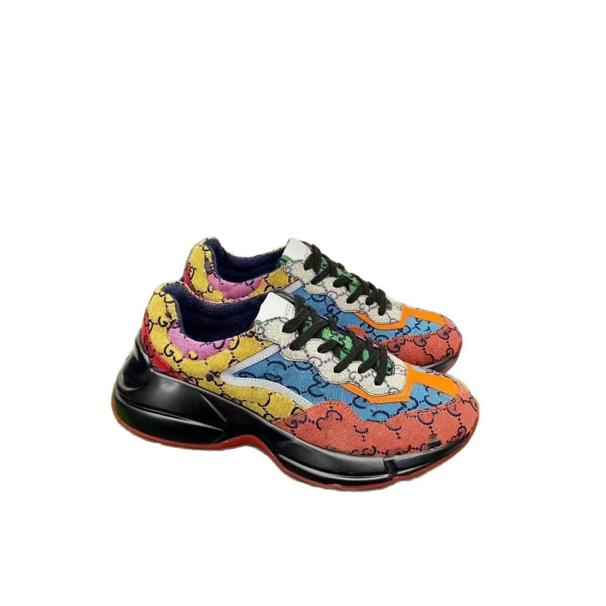 Women's Authentic Clunky Platform Height Increasing Retro Women's Shoes