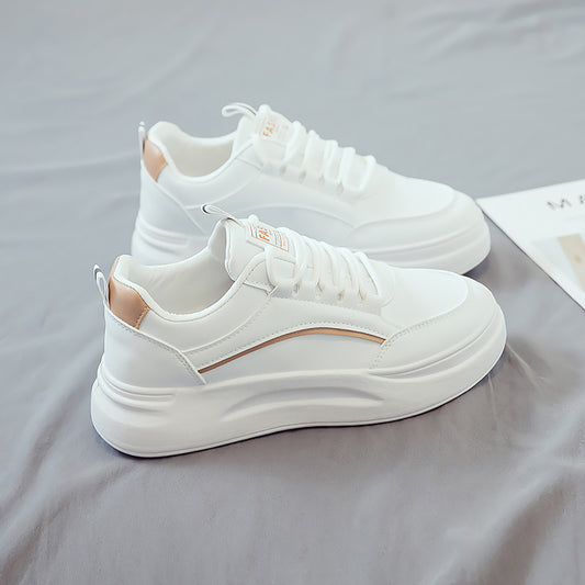 White Female Summer Breathable Korean Style Sneakers