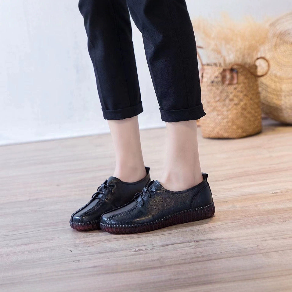 Women's Soft Bottom Hole Breathable Handmade Hollow Out Sandals