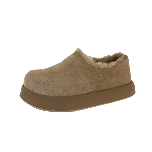 Women's Genuine Real Wool Small Potatoes Warm Winter Muller Women's Snow Boots