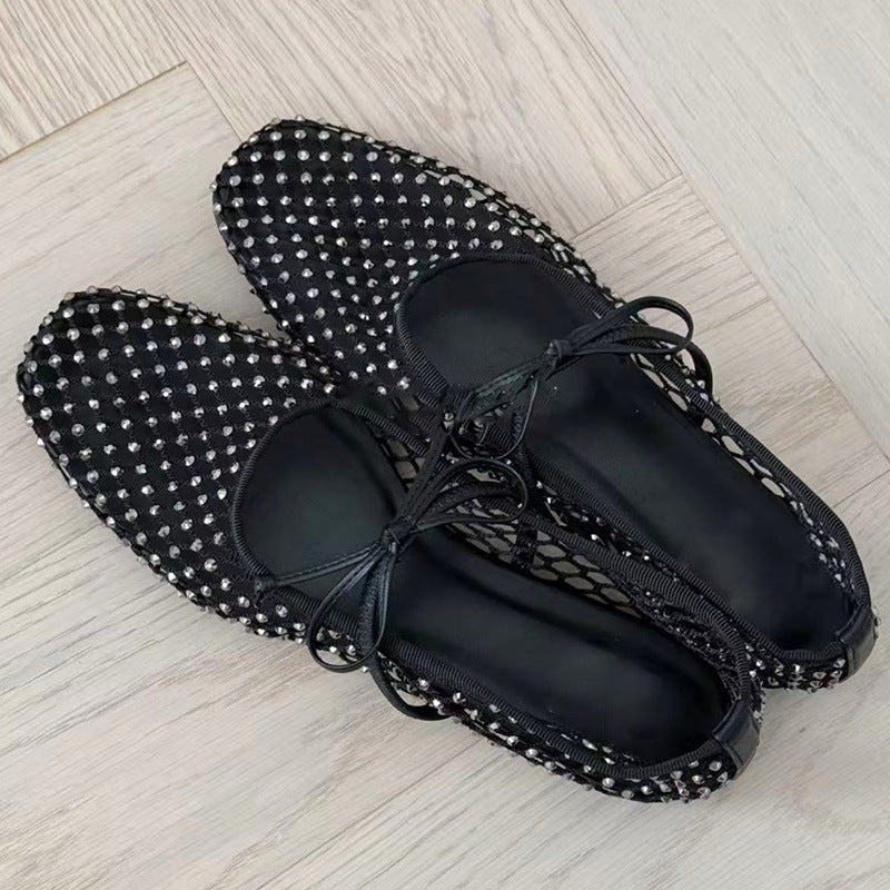 Mesh Mary Jane Female Summer Ballet Flat Women's Fashion Shoes