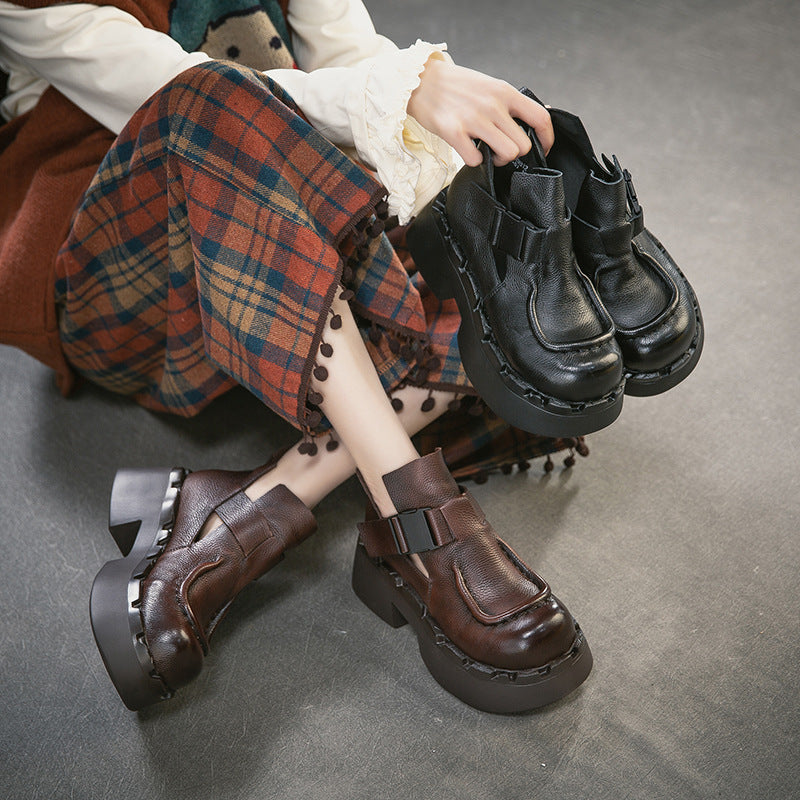 Women's Style Small Height Increasing Roman Pumps First Women's Casual Shoes