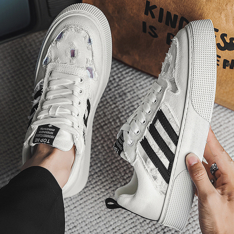 Men's Summer Plus Size Breathable Widen Thin Sneakers