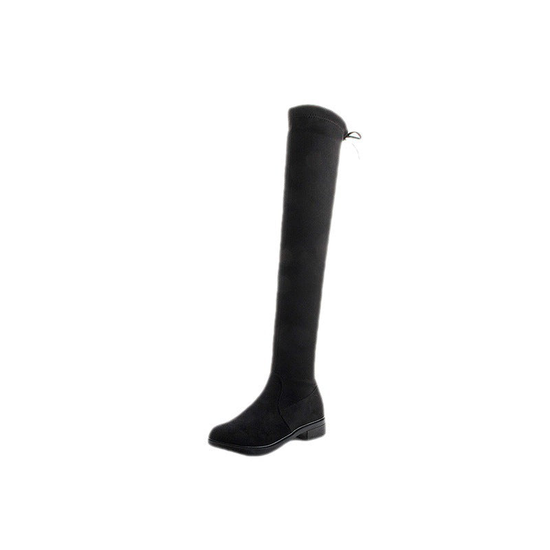 Women's Round Head Over The Knee Stockings Boots