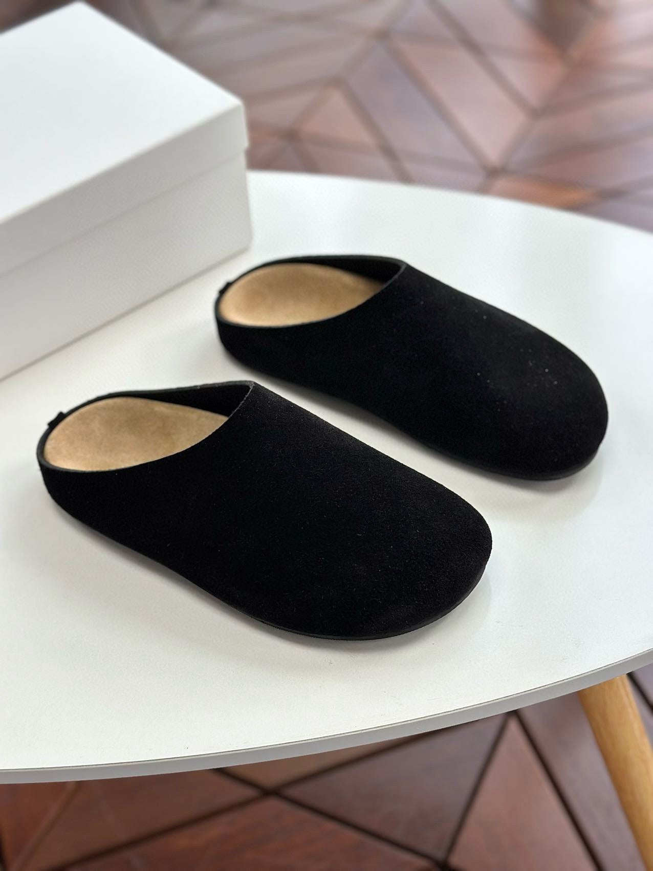 Unisex Lazy Pump Genuine Muller Thick Sole Increased Slippers
