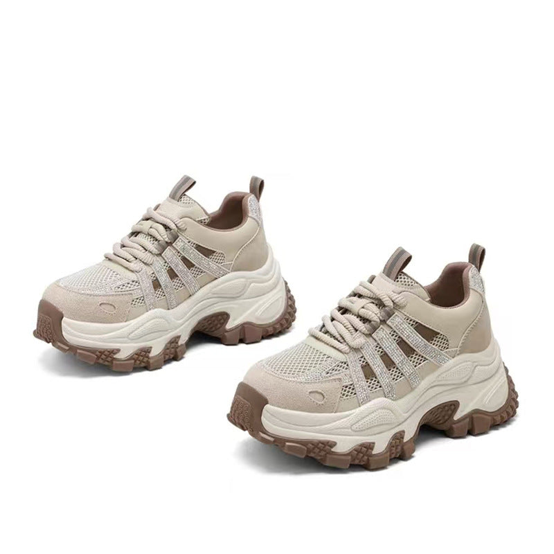 Women's Genuine Platform Heightened Daddy Trendy Women's Shoes