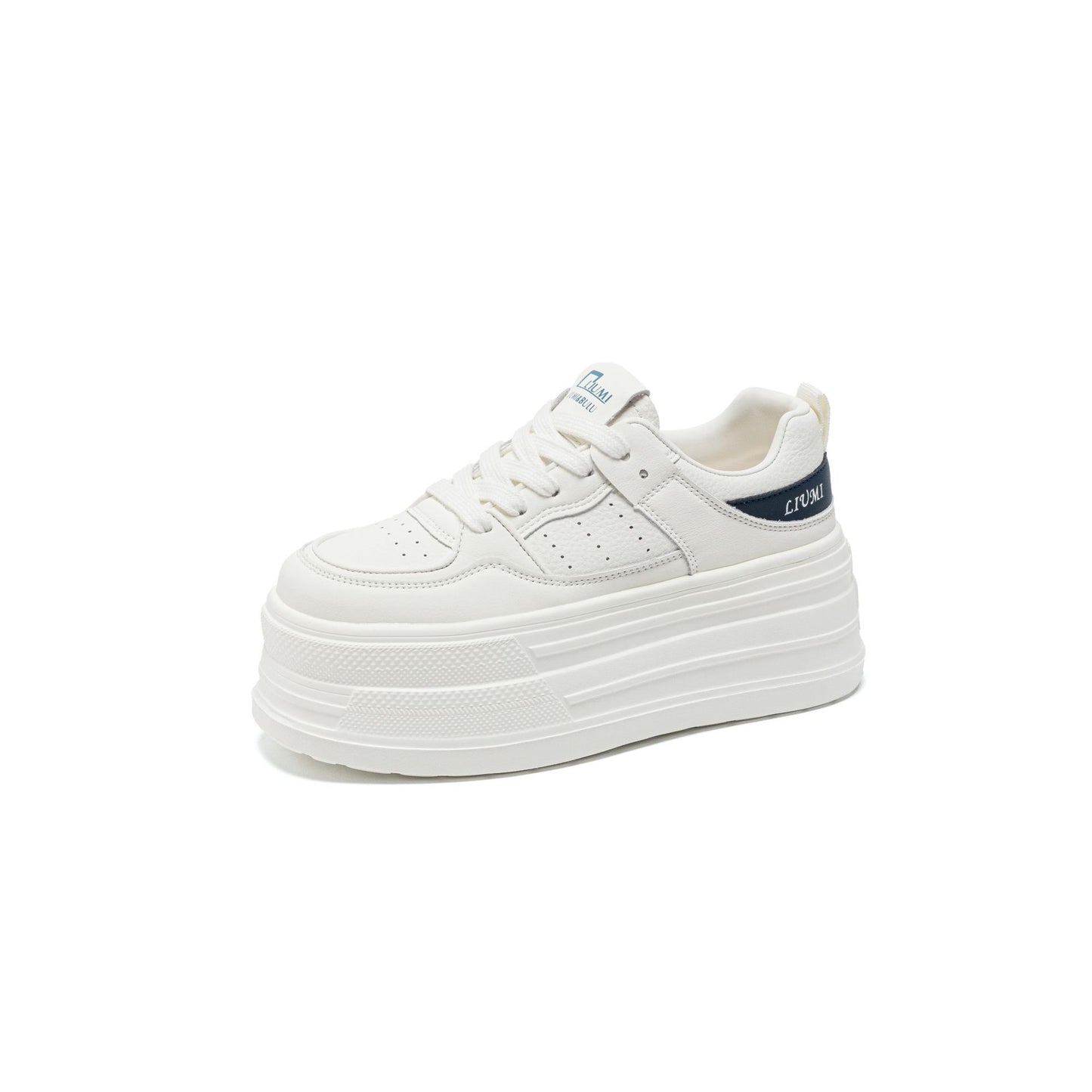 Women's Increased Platform White Genuine Board Early Women's Casual Shoes