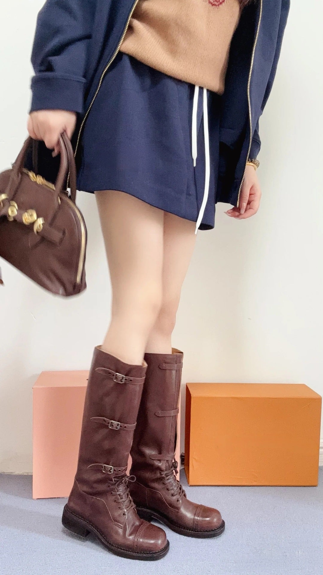 Women's Plus Size Knight Retro British Long Boots