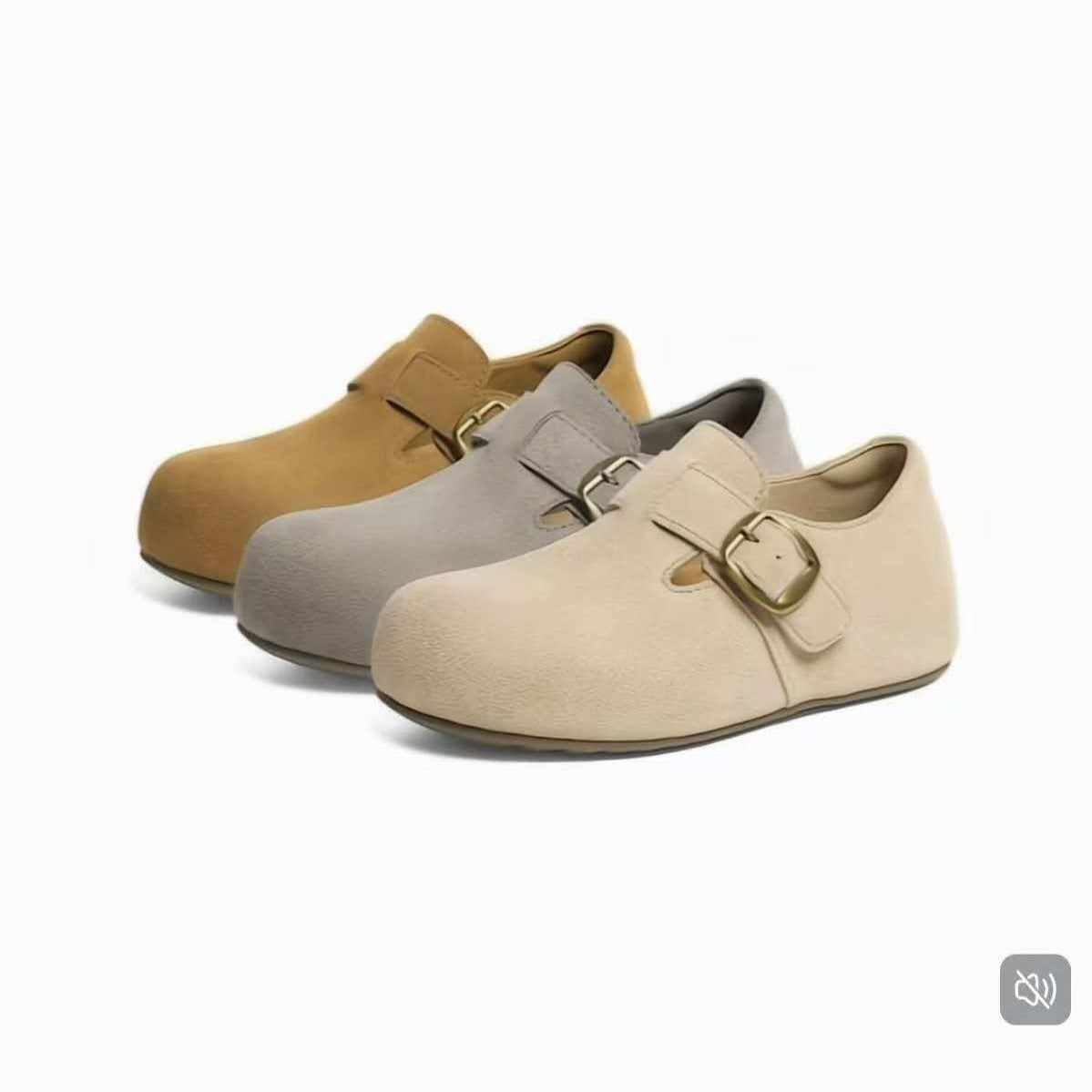 Women's Large Size Fashionable Elegant All-inclusive Slip-on Flat Slippers
