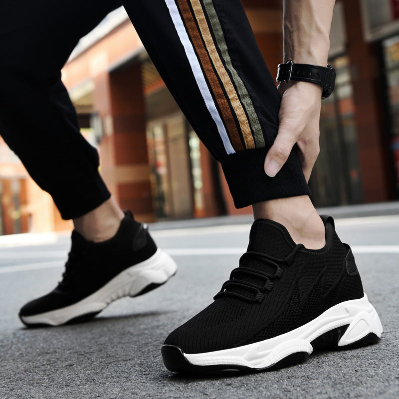 Men's Mesh Daddy Invisible Height Increasing Insole Sneakers