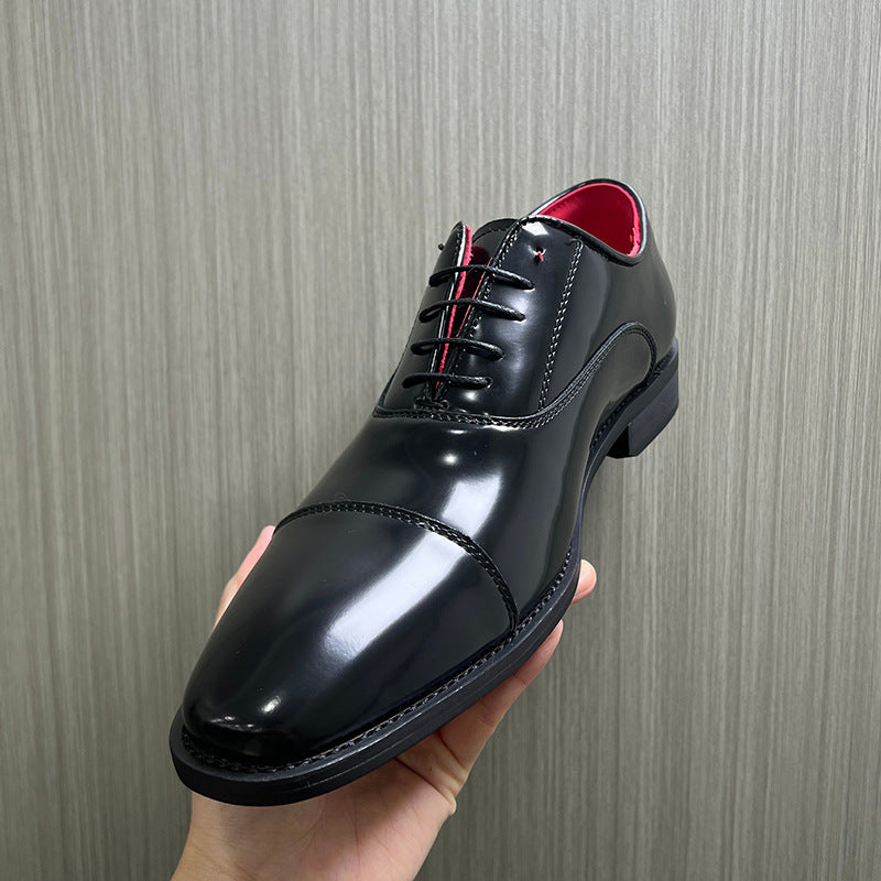 Men's Red Bottom Formal Wear Height Increasing Men's Shoes