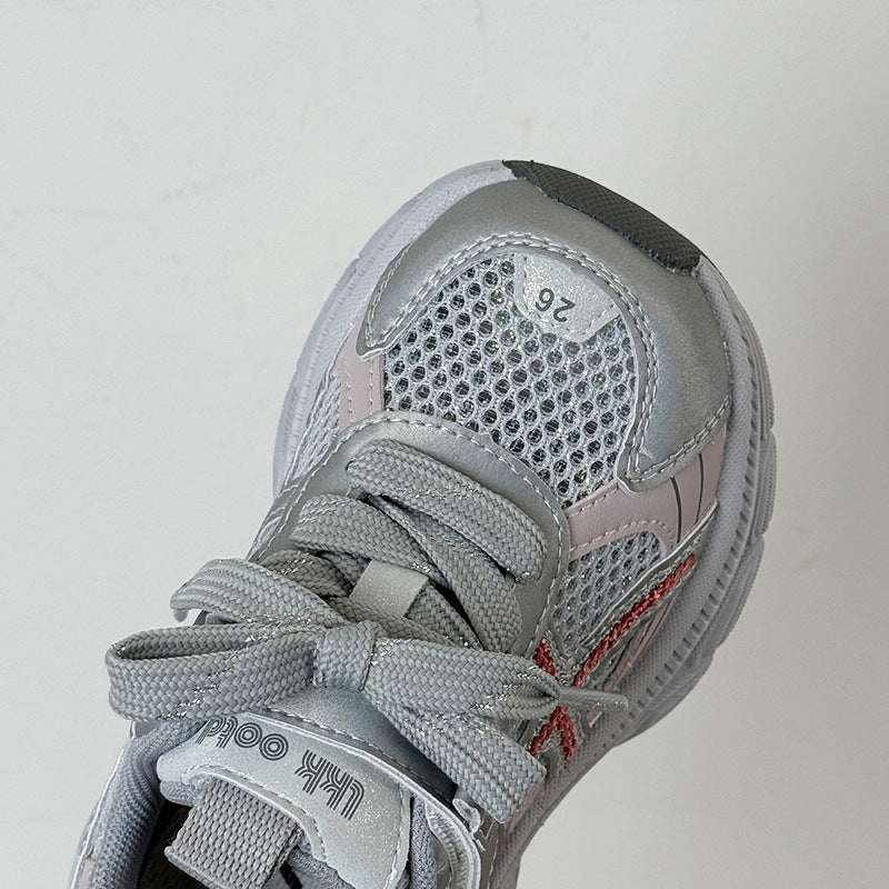 Children's Boys Mesh Fashion Breathable Running Children's Sports Shoes