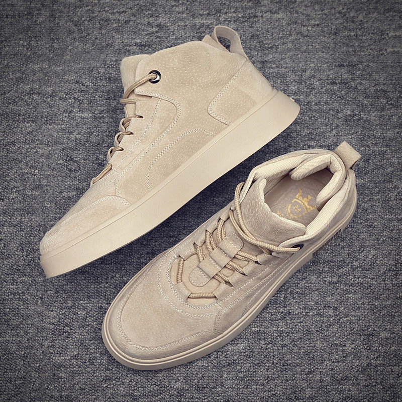 Men's Oversized Autumn Martin Middle Top Working Wear Men's Shoes