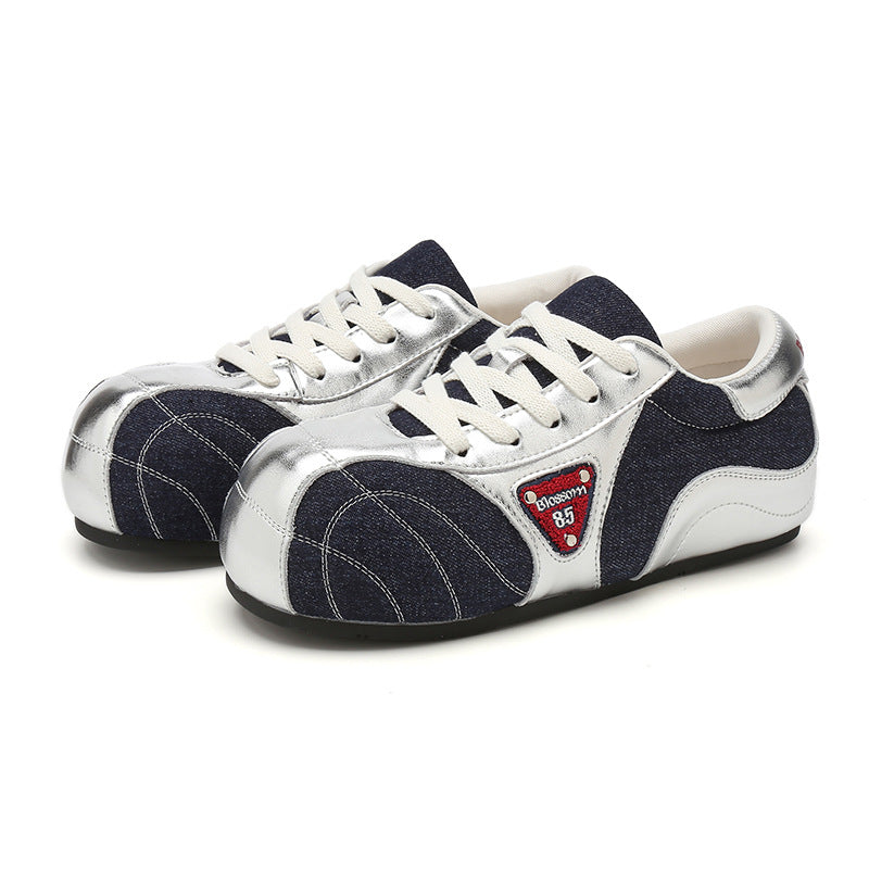 Women's Height Increasing Insole German Training Fashion Lace Up Sports Ugly Women's Shoes