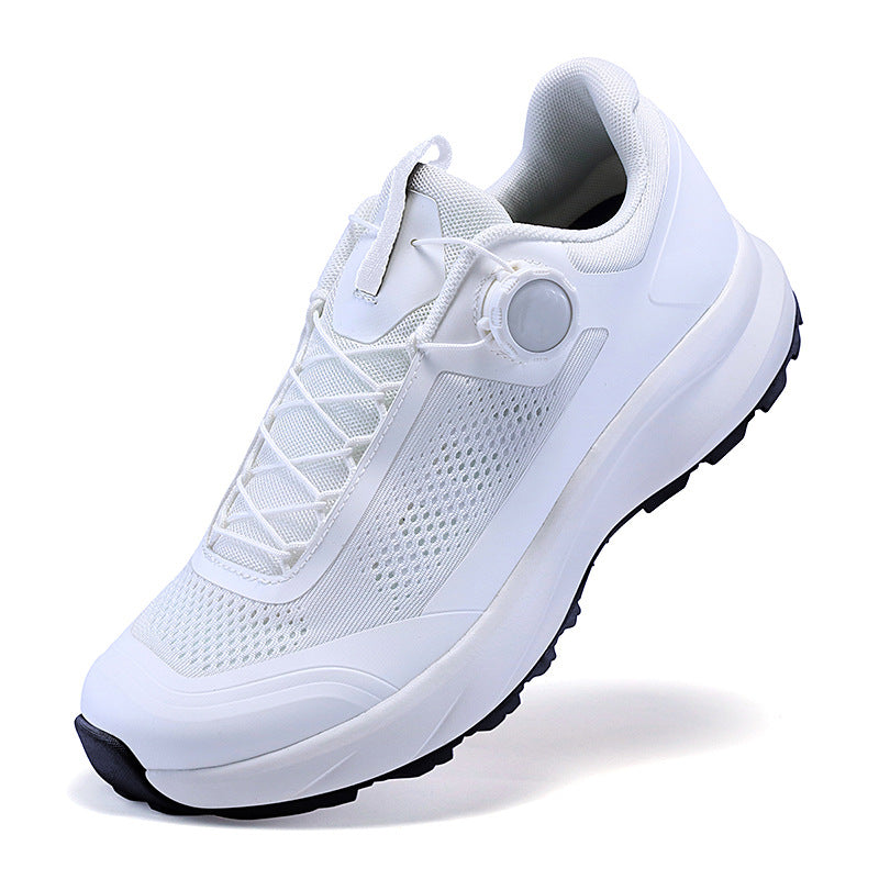 Men's Button Ultra Light Breathable Mesh Surface Sneakers