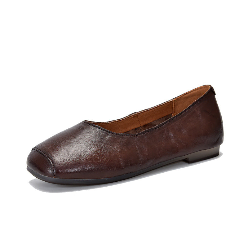 Women's Low-cut Pumps Soft Soled Flats Grandma Spring Women's Fashion Shoes