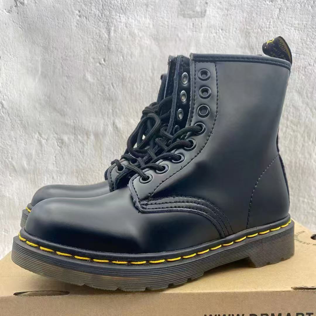 Women's & Men's Layer Cowhide Lychee Pattern Good Year Boots