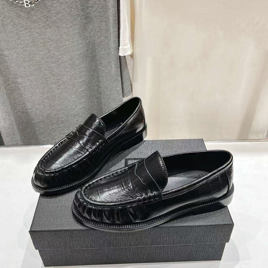 Women's Small Four Fashion European Version Genuine Loafers