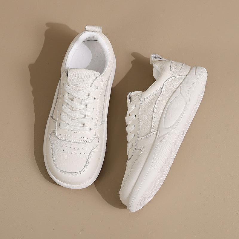 Women's Easy Wear Spring Flat Pumps Fleece-lined Casual Shoes