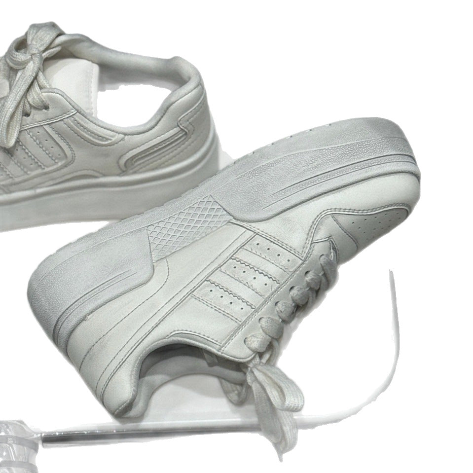 Dirty White Thick Bottom Elevator Wild Sports Skate Women's Board Shoes