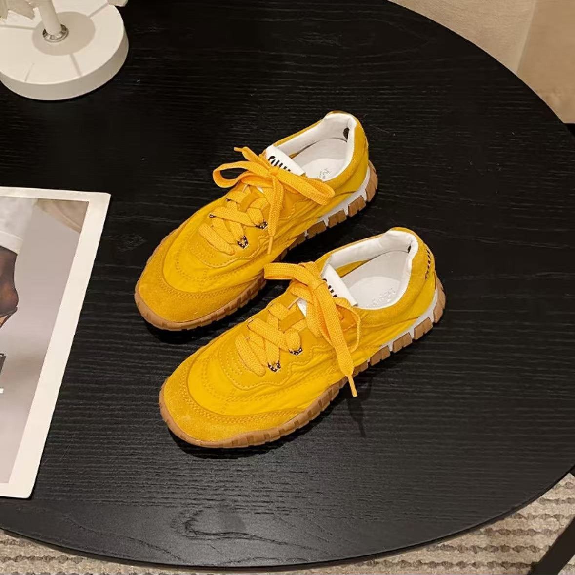 Women's Home Biscuit Bottom German Training Genuine Board Women's Sports Shoes