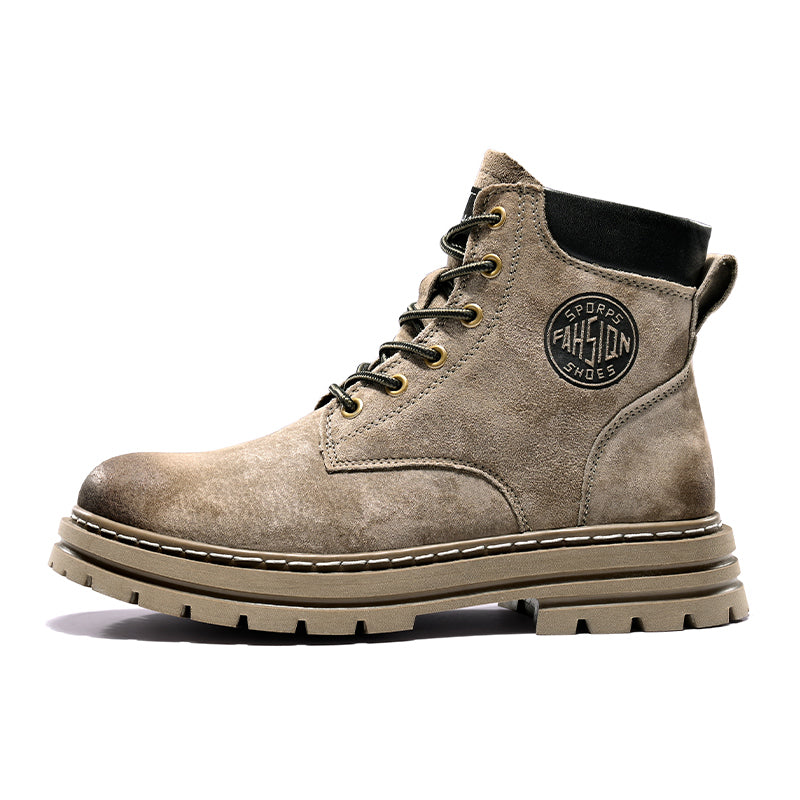 Men's American Retro Martin Fleece-lined Warm High Boots