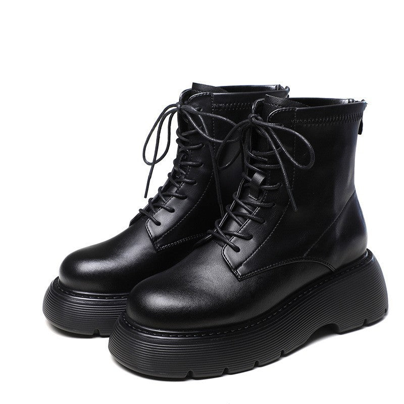 Women's & Men's Martin Genuine Thick Bottom Fleece-lined Ankle Boots