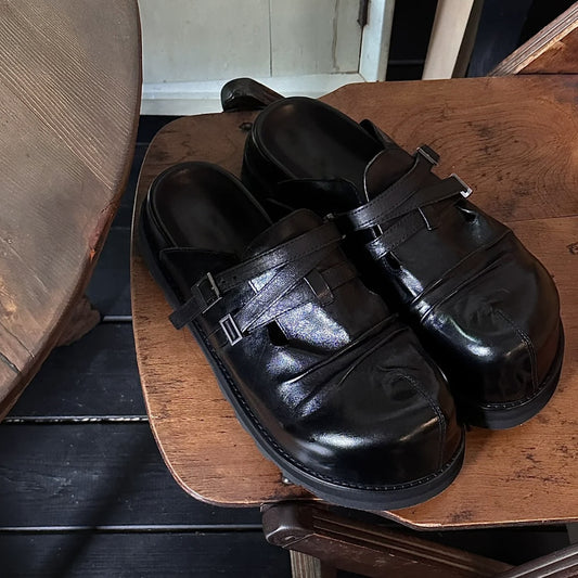 Women's Big Head Thick Bottom Leisure Outdoor Slippers