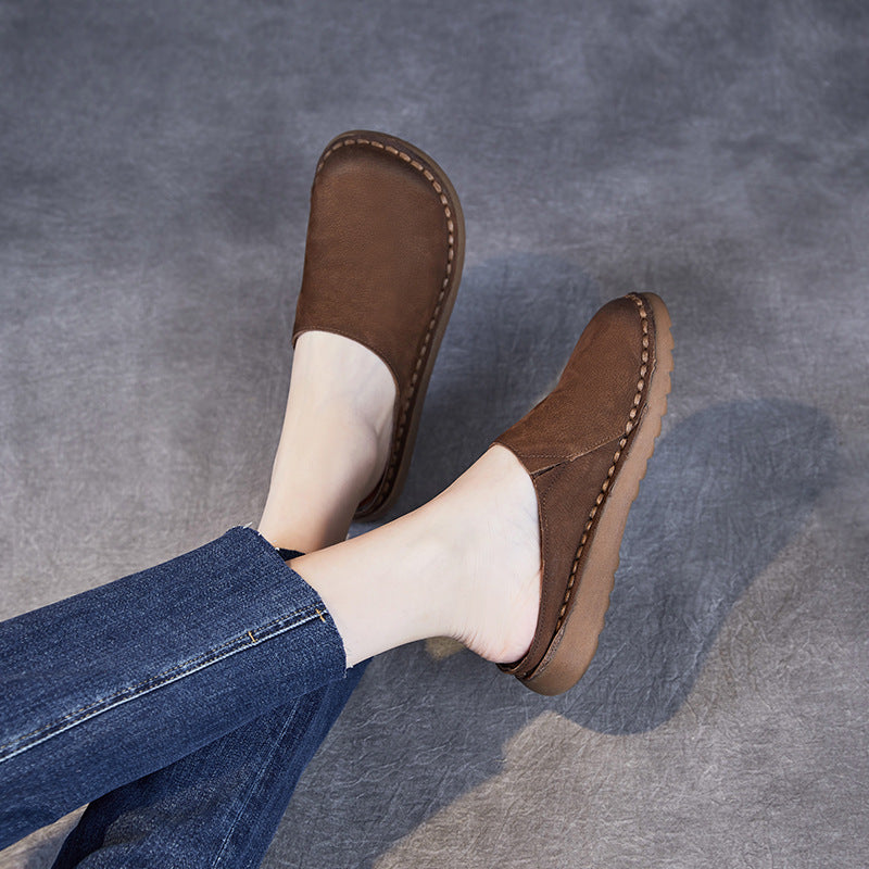 Women's Beautiful Original Color Outer Wear Closed Sandals