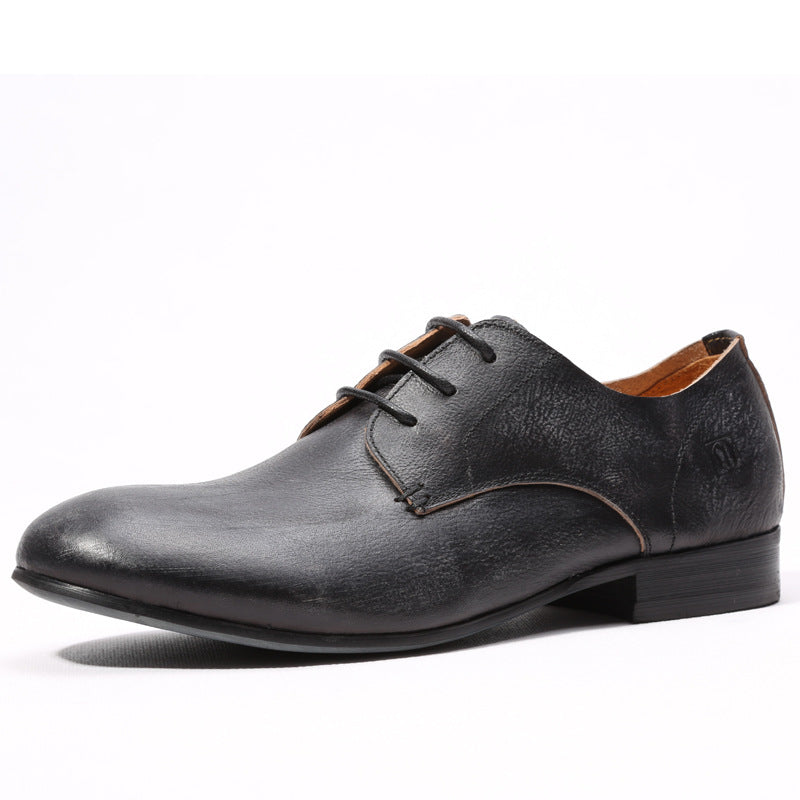 Men's Vintage Breathable The Skin Genuine England Style Handmade Leather Shoes