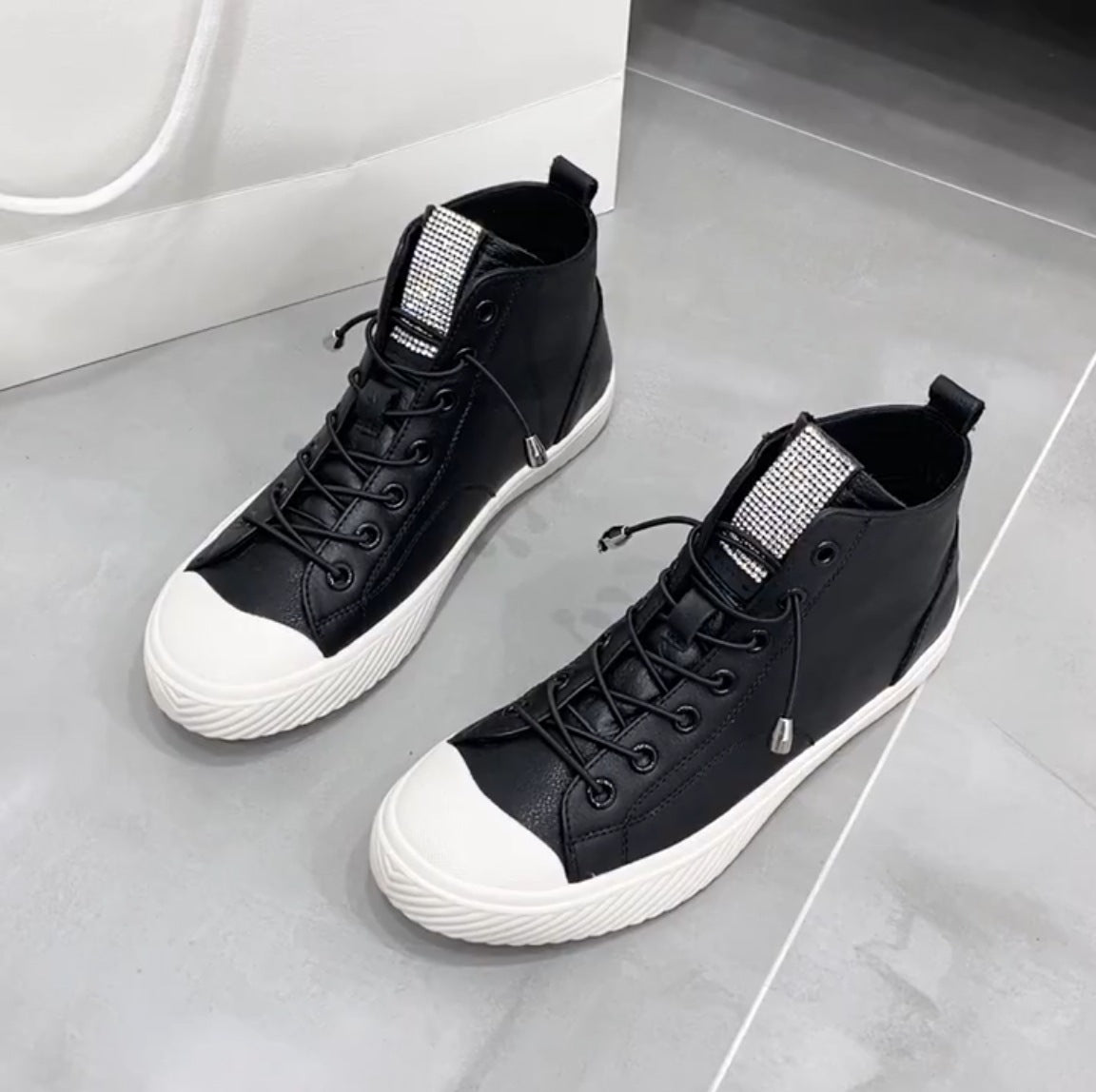 First Layer Cowhide Female Spring Korean Sports Women's Board Shoes