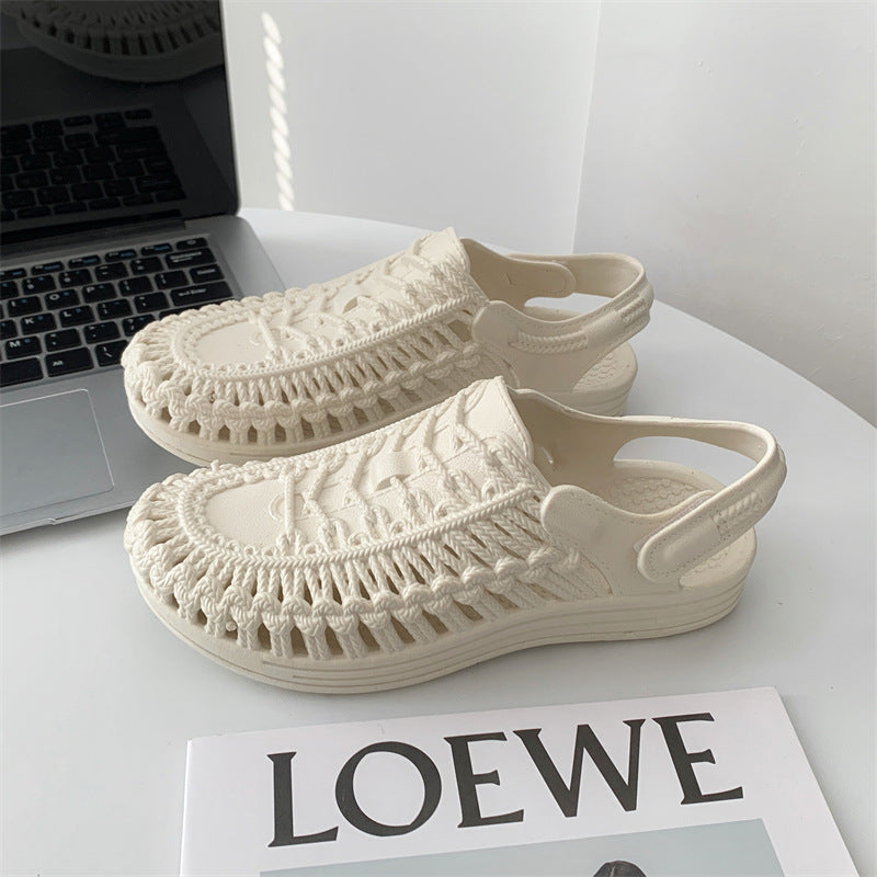 Women's Summer Korean Style Soft Bottom Retro Sandals