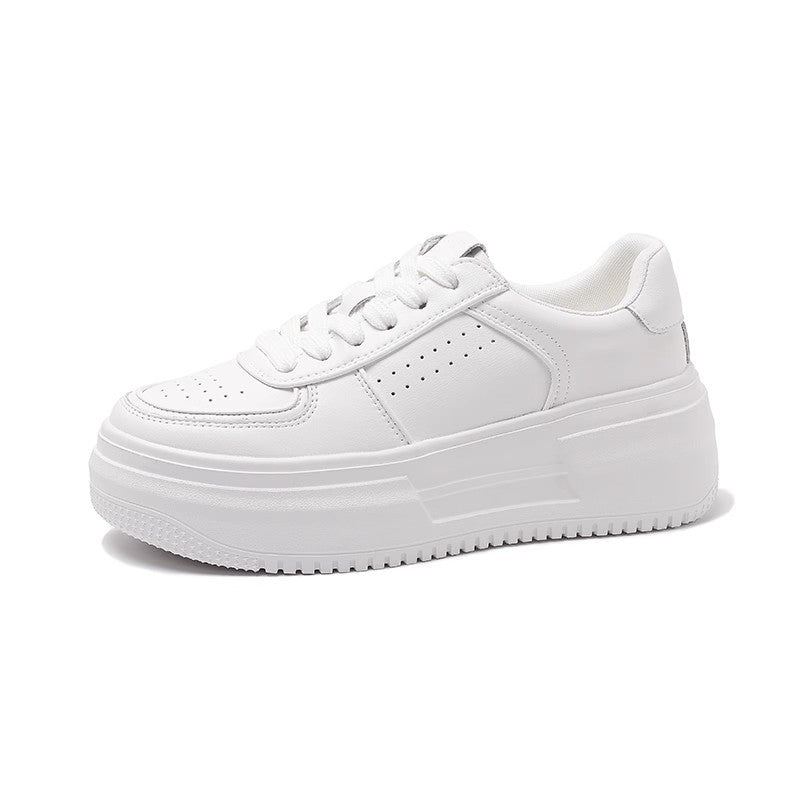 Women's White Autumn Sports Leisure Platform Board Women's Casual Shoes