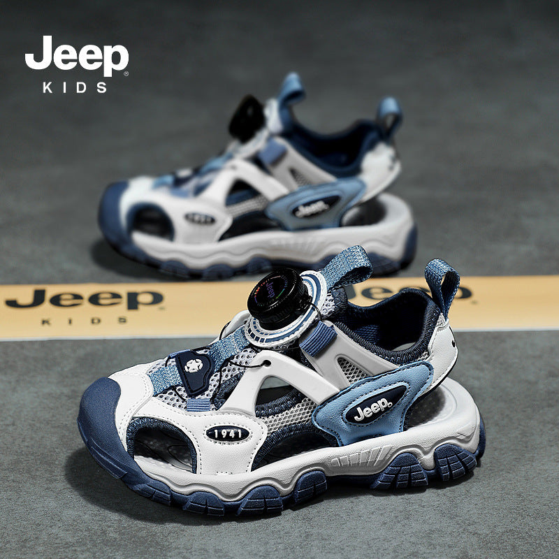 Children's Large Closed Toe Hollow Breathable Soft Sandals