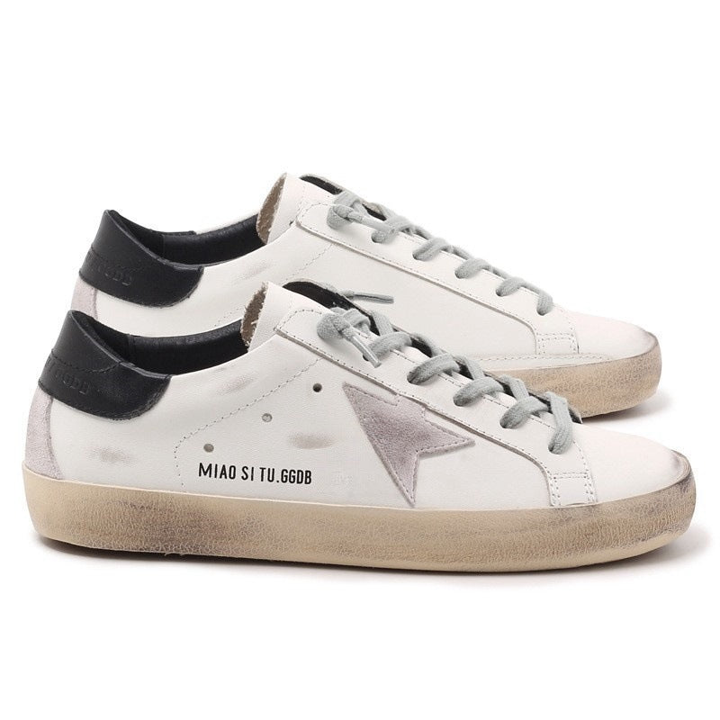 Women's Distressed Star Little Dirty Versatile Height Increasing Women's Casual Shoes