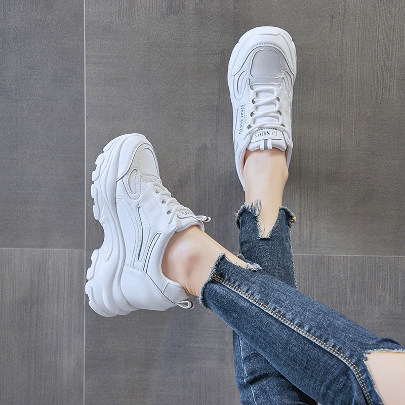 Women's Daddy Autumn Tide Thick Bottom Sports Women's Casual Shoes