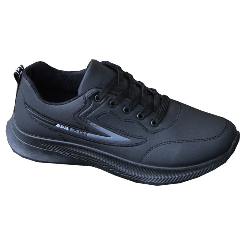 Men's Breathable Deodorant Leisure Sports Black Sneakers