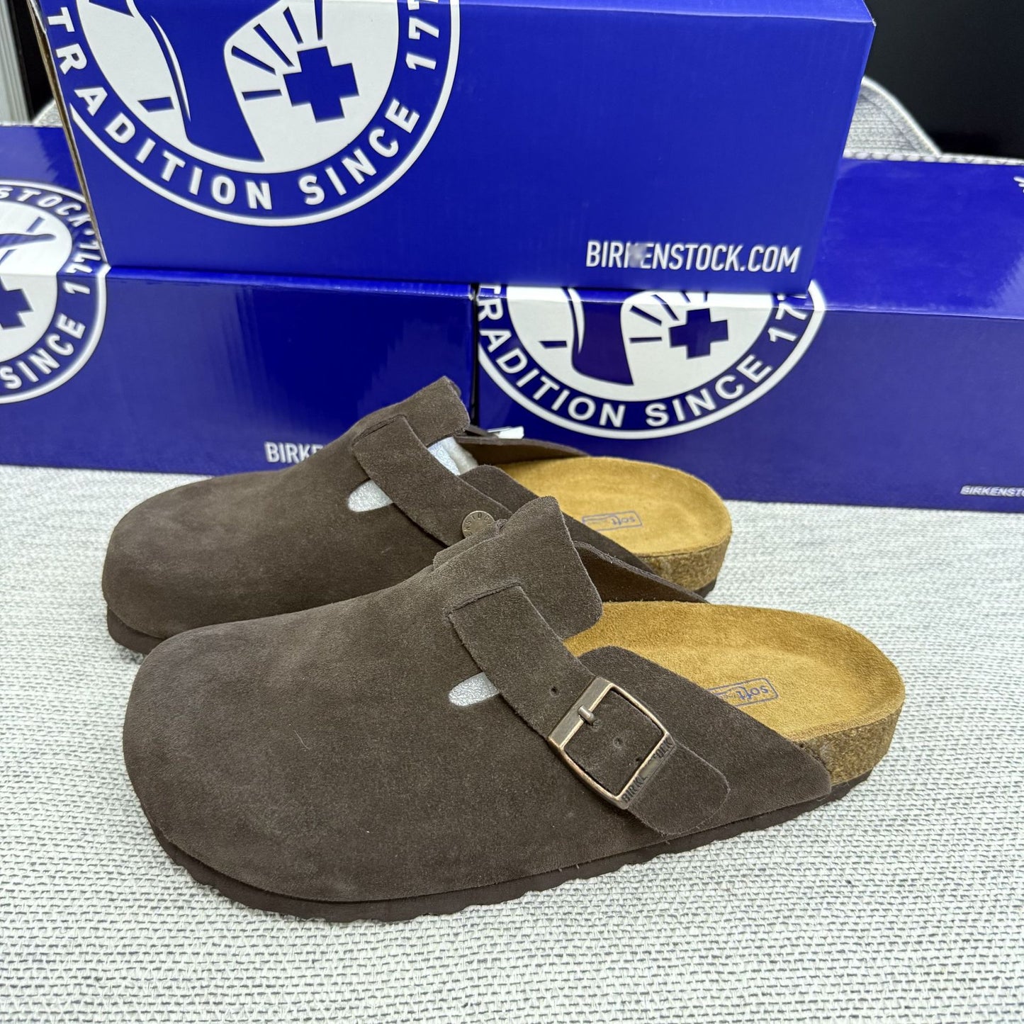 Women's & Men's Half Outerwear For Genuine Cork Sole Thick-soles Slippers