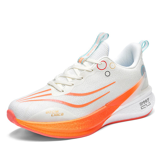 Carbon Plate Shockproof Breathable Lightweight Green Sneakers